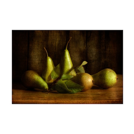 Mandy Disher 'Pears Still' Canvas Art,12x19